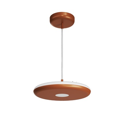 OSMONT ZET60082 ZETA ST1 PF závěsné plastové svítidlo terakota / bílá IP40 3000 K 31W LED