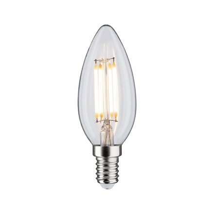 PAULMANN LED svíčka 4,5 W E14 čirá teplá bílá 286.11 P 28611