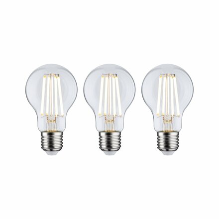 PAULMANN Eco-Line Filament 230V LED žárovka E27 3ks-sada 3x4W 3000K čirá