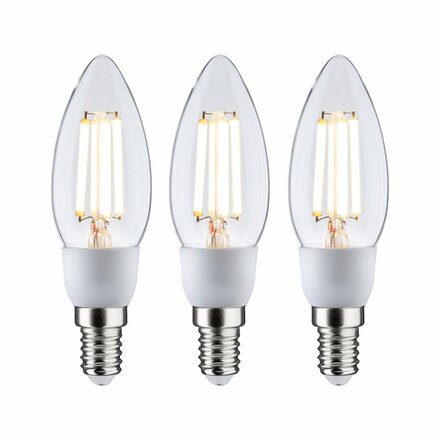 PAULMANN Eco-Line Filament 230V LED svíčka E14 3x2,5W 3000K čirá