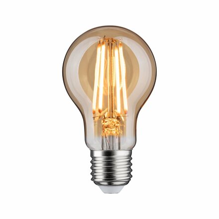 PAULMANN 1879 Filament 230V 3-krokové-stmívatelné LED žárovka E27 6W 1800K stmívatelné zlatá