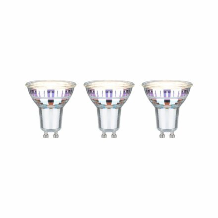 PAULMANN Eco-Line Standard 230V LED reflektor GU10 3x2,5W 3000K stříbrná