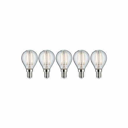 PAULMANN Filament set LED kapka E14 230V 5x4,8W 2700K stmívatelné čirá