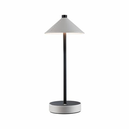PAULMANN Mobilní stolní lampa Pellini CCT 2W černá mat/béžová