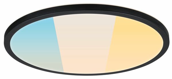 PAULMANN LED Panel Atria Shine IP44 kruhové 398mm 20,8W CCT černá