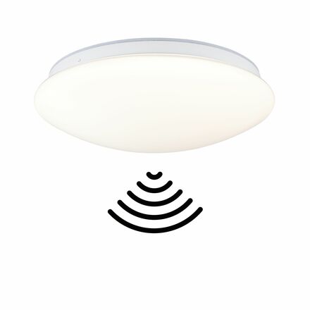 PAULMANN LED stropní svítidlo Leonis II soumrakové a pohybové čidlo (HF) IP44 3000 - 5700K 230V 16,5W bílá