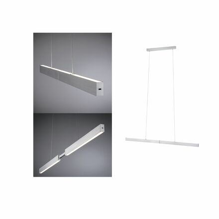PAULMANN LED závěsné svítidlo s bezdotykovým ovládáním Aptare 2700K 16,5W hliník kartáčovaný stmívatelné
