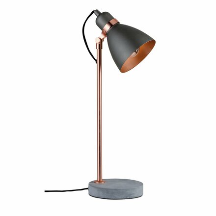 Paulmann stolní lampa Neordic Orm 1-ramenné měď/beton 796.24 P 79624