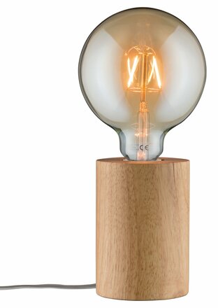 Paulmann stolní lampa Neordic Talin 1-ramenné dřevo 796.40 P 79640