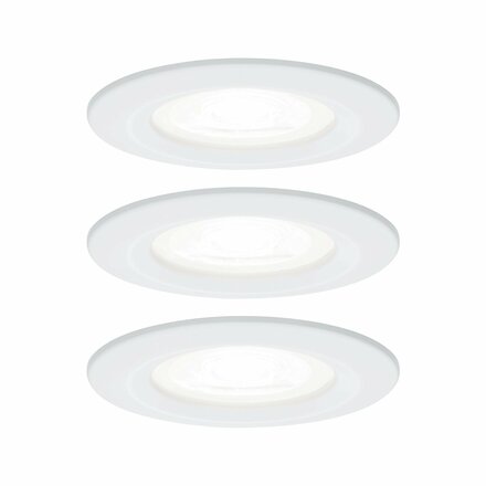 PAULMANN Vestavné svítidlo LED Nova kruhové 3x6,5W GU10 bílá mat 4000K nevýklopné 929.80