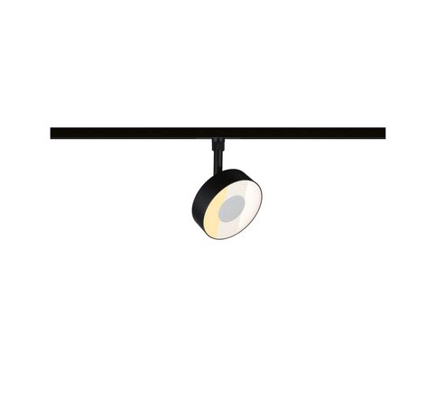 PAULMANN URail lištový spot 3-krokové-stmívatelné Circle 5W 2700 - 4000K stmívatelné 230V černá mat