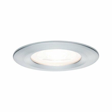 PAULMANN Vestavné svítidlo LED Nova kruhové 1x6,5W GU10 hliník broušený nevýklopné 934.43 P 93443