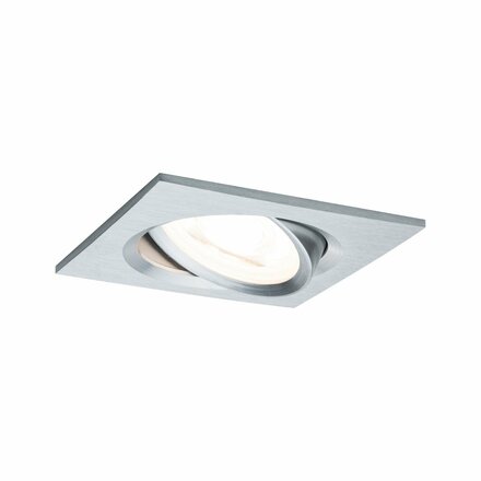 PAULMANN Vestavné svítidlo LED Nova hranaté 1x6,5W hliník broušený výklopné 934.55 P 93455