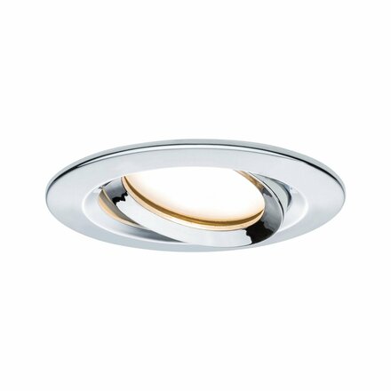 PAULMANN Vestavné svítidlo LED Nova Plus kruhové 1x6,8W chrom výklopné stmívatelné 936.83 P 93683