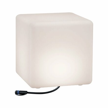 Paulmann Plug&Shine světelný objekt Cube IP67 3000K 24V délka hrany 30cm 941.81 P 94181