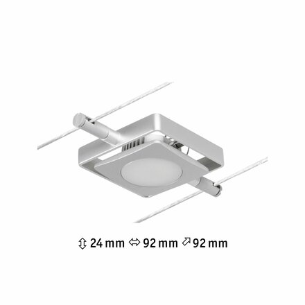 PAULMANN LED lankový systém MacLED spot 4,5W 3000K 12V matný chrom/chrom