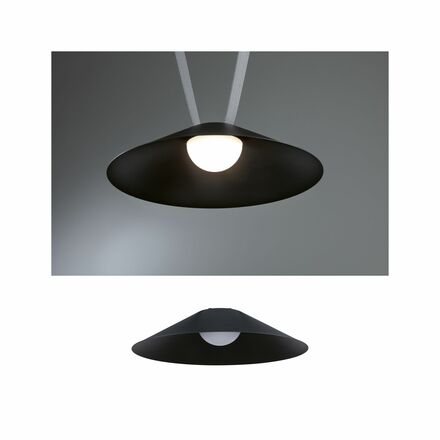 PAULMANN ULine LED závěsné svítidlo Cone 12W 350mm 3000K černá