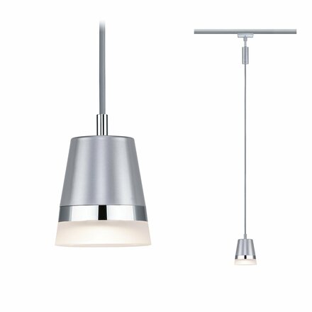 PAULMANN URail závěs Cone GU10 max. 10W 230V matný chrom