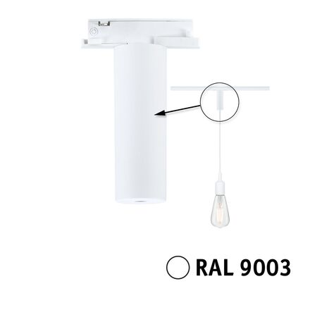 PAULMANN URail univerzální adaptér pro závěs max. 50W 230V bílá
