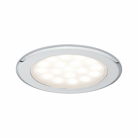 Paulmann LED nábytkové vestavné svítidlo kruhové 2ks sada 2x2,5W chrom 999.20 P 99920