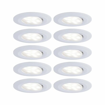 PAULMANN Vestavné svítidlo LED Calla kruhové 10x6W bílá mat výklopné 999.22 P 99922
