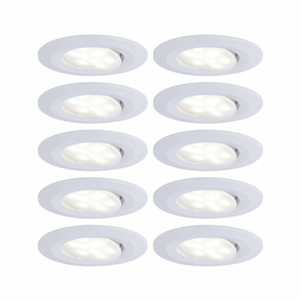 PAULMANN Vestavné svítidlo LED Calla kruhové 10x6,5W bílá mat nastavitelné 999.24 P 99924