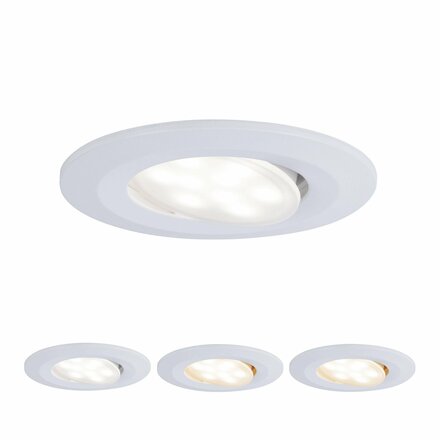 PAULMANN Vestavné svítidlo LED Calla kruhové 1x5,5W bílá mat výklopné nastavitelná teplota barvy 999.34 P 99934