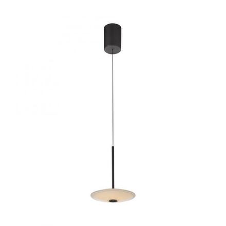 PAUL NEUHAUS LED závěsné svítidlo ELIPSA, černá, Comfort-Lift, stmívatelné 3000K