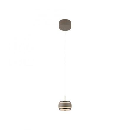 PAUL NEUHAUS Závěsné svítidlo PURE Falling Rings, bronzová / tmavý chrom 2200-5000K