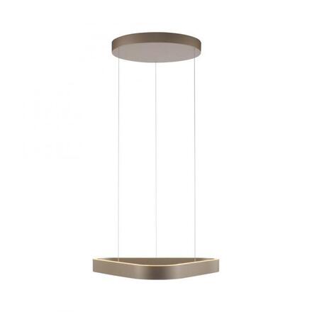 PAUL NEUHAUS LED závěsné svítidlo Q-STRETTO, bronzová, ZigBee 2200-5000K