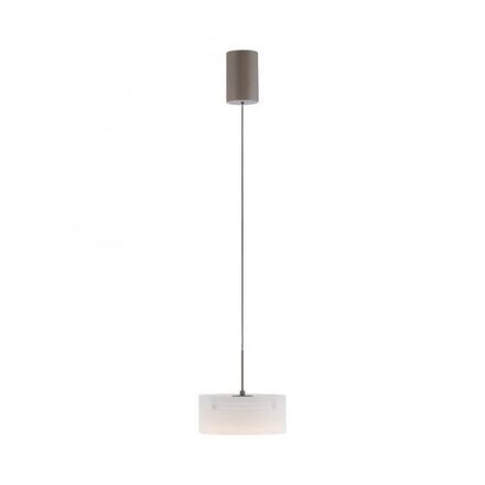 PAUL NEUHAUS LED závěsné svítidlo MARIKA, písková, nastavitelná výška 3000K