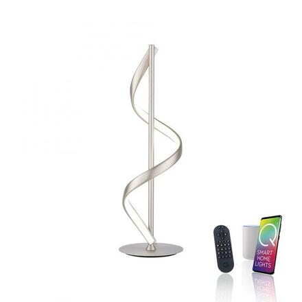 PAUL NEUHAUS LED stolní lampa Q-SWING stříbrná Smart Home ZigBee 2700-5000K PN 4385-55