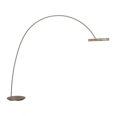 PAUL NEUHAUS LED lampa do oblouku PURE Loop-Bow, bronzová, stojací svítidlo, stmívatelné, 2200-5000K