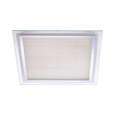 PAUL NEUHAUS LED stropní svítidlo, chrom, hranaté, design 3000K PN 6389-17