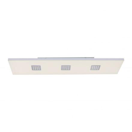 PAUL NEUHAUS PURE-NEO LED stropní svítidlo v barvě kartáčovaného hliníku, nastavitelnou barvou světla a funkcí stmívání 2700-5000K