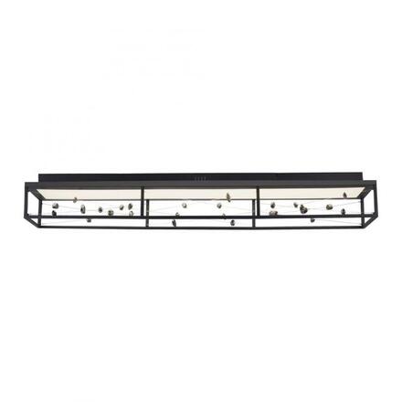 PAUL NEUHAUS LED stropní svítidlo SKINA, černá, stmívatelné, dálkový ovladač, paměťová funkce 2700-5000K