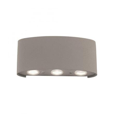PAUL NEUHAUS LED nástěnné svítidlo CARLO, písková barva, IP54, Up-&amp;Downlight, 3000K