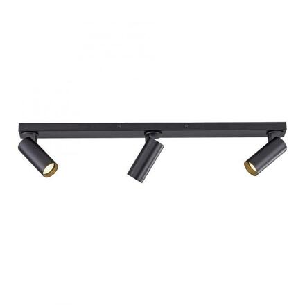 JUST LIGHT Kolekce Schöner Wohnen LED stropní svítidlo RIK, černé, 3-ramenné, otočné 3000K