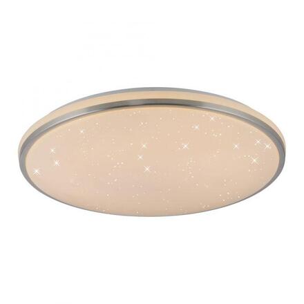 JUST LIGHT LED stropní svítidlo KYLE, ocel, kruhové, stmívatelné, hvězdné nebe, 49 cm, krokově stmívatelné 3000K