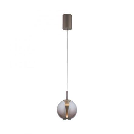 PAUL NEUHAUS Závěsné svítidlo PURE Infinity bronzová, komfortně nastavitelná výška, ovladač 2200-5000K
