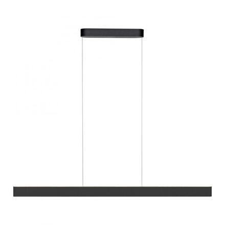 PAUL NEUHAUS LED závěsné svítidlo Q-STRETTO, černá, ZigBee 2700-5000K