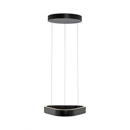 PAUL NEUHAUS LED závěsné svítidlo Q-STRETTO, černá, ZigBee 2200-5000K