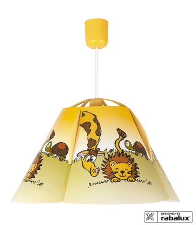 Rabalux dětské závěsné svítidlo Leon E27 1x MAX 60W vícebarevná 4568