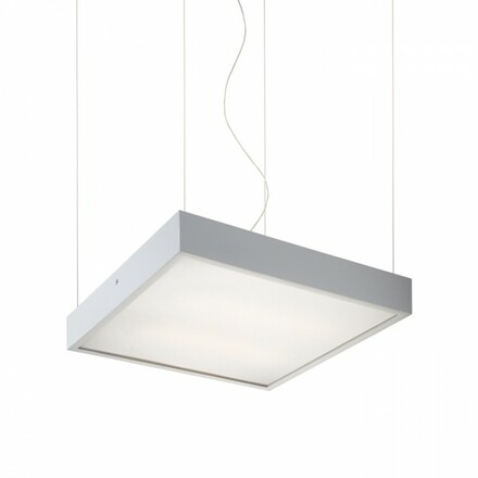 VÝPRODEJ VZORKU RENDL STRUCTURAL 40×40 závěsná bílá 230V 2G11 2x24W R10258