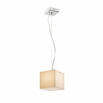 RENDL LUCIA 15x15 závěsná satinované sklo/chrom 230V G9 33W R10628
