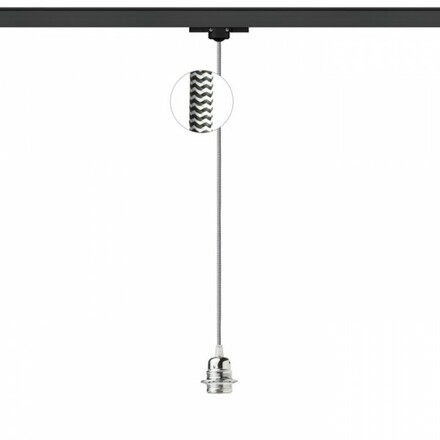 RENDL ELISA pro tříokr. lištu ČA+Č/BK+CHO 230V E27 28W R12108