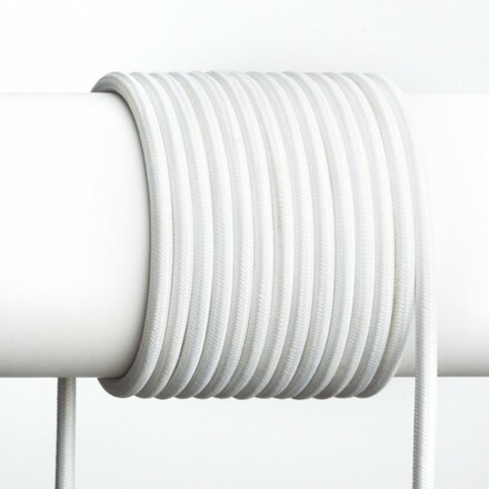 RENDL FIT 3X0,75 1bm textilní kabel bílá  R12214