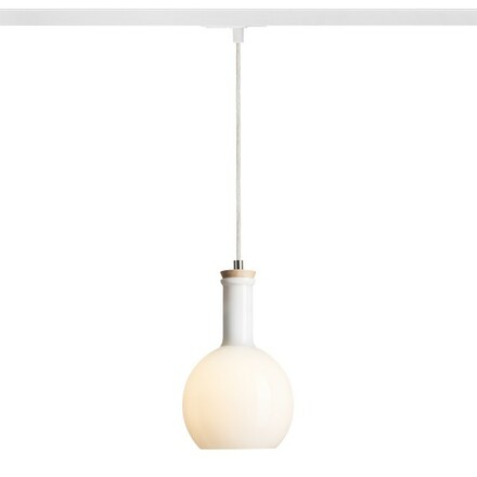 RENDL PULIRE RD pro jednookr. lištu opálové sklo/dřevo 230V E14 28W R13210