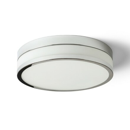 RENDL CIRA LED 35 stropní opálové sklo/chrom 230V LED 24W IP44 3000K R13681