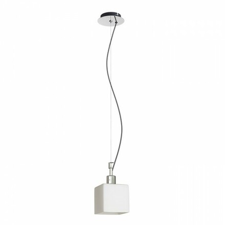 RENDL DADOS NEW závěsná opálové sklo/chrom 230V E27 28W R13821